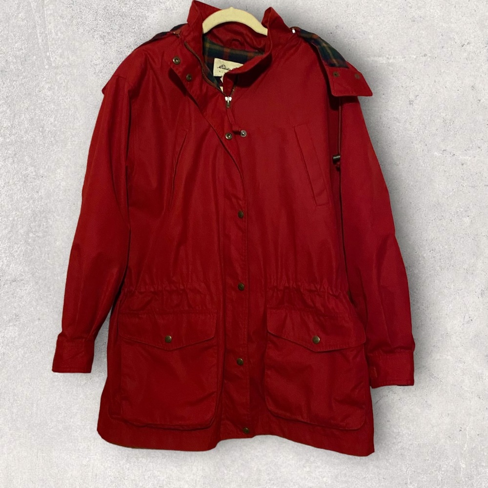 Vintage 90’s Eddie Bauer Red Anorak Coat Jacket | M